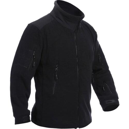 Men Thicken Warm Military Army Fleece Tactical Jacket Patchwork Multi Pockets Polartec Mens Brand Camouflage Winter Jacket Coats