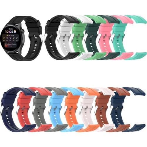 Soft Silicone Watchband For Huawei Watch 3 Quick Release Bracelet Correa For Huawei Watch 3/3 Pro Band Smartwatch Sport Strap