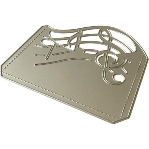 Note Cover Metal Cutting Dies Stencil Scrapbooking DIY Album Stamp Paper Emboss