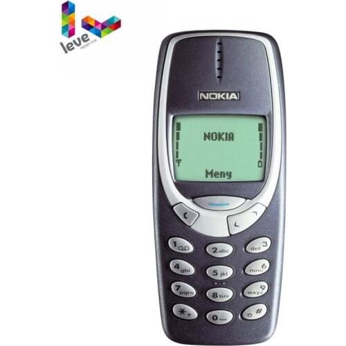 Unlocked Used Nokia 3310 Mobile Phone GSM 900/1800 Support Russian& Arabic Keyboard Multi-Language Cellphone Free Shipping