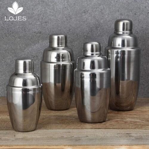 350/550/750ml Stainless Steel Cocktail Shaker Bar Wine Martini Drink Mixer Set Party Bartender Tool Kit Barware Drinkware