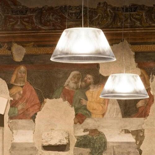 Nordic minimalist dining room bedroom bar lighting American Creative single head glass shade Romeo pendant light