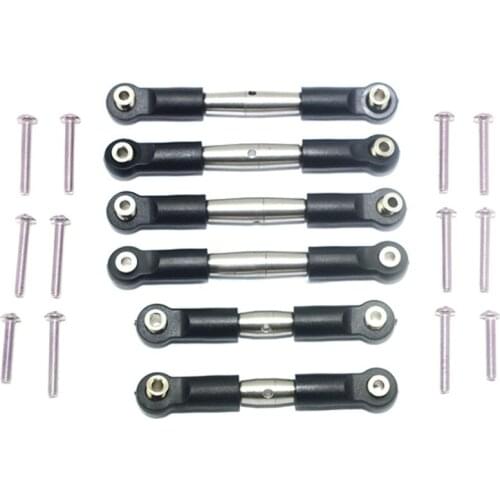 Tie Rods Positive Negative Teeth Thickened Pull Rods for 1/10 ARRMA Granite BIG ROCK RC Monster Truck Accessories