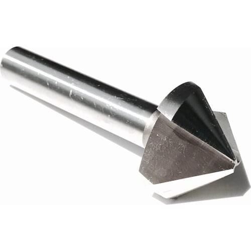 1PC HSS6542 made 30mm one blade 90 degree chamfer drill countersink drilling and chamfering device aluminium metal plate taper