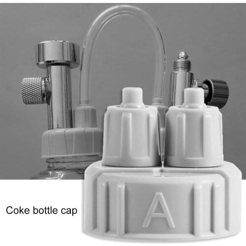 1PC Mini Portable Bottle Cap CO2 System Kit Bottle Cap for Planted Aquarium A/ B Interface Light Weight DIY Accessories