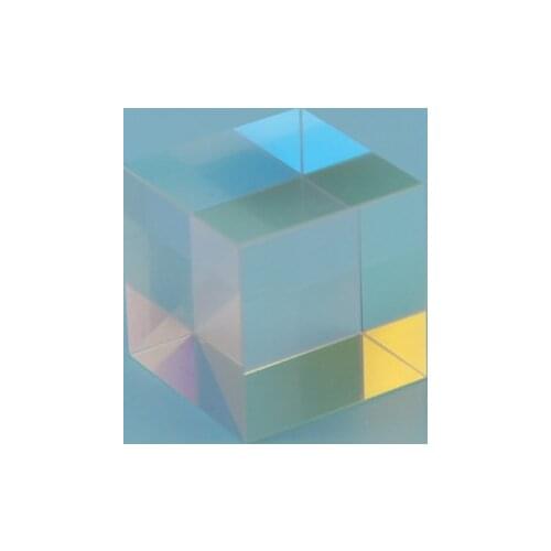 22MM Cubic Dichroic Cube Prism High Energy Standard Cube Prism Stained Glass Beam Splitting Prism Optical Experiment Instrument
