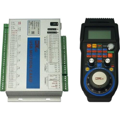 4axis 6axis Mach3 Motion control card USB Handwheel for diy CNC Router Milling Machine