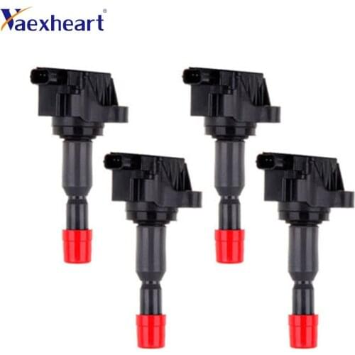 4X Ignition Coil 30520-PWC-003 30520-PWC-S01 30520-PWC-013 CM11-110 CM11110 For HONDA AIRWAVE FIT II JAZZ 1.3L 1.5L 2002-2008