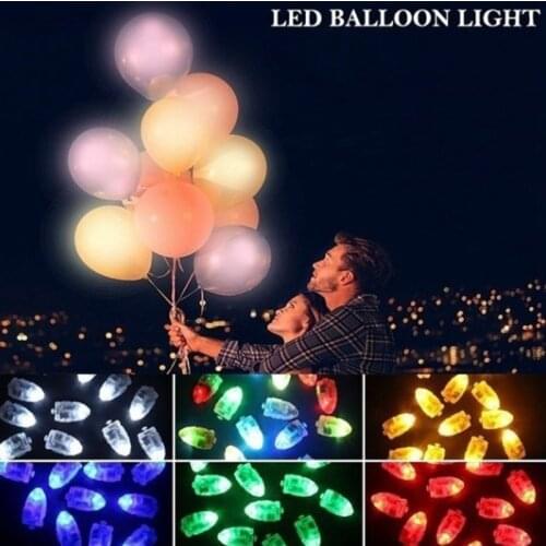 5/10/20 / Set of wedding show Birthday Halloween party decorations with multicolor flash ball LED balloon lights