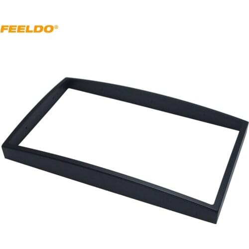 FEELDO Car 2Din Fascia Frame Stereo Radio Audio Panel For Chery Tiggo 2008 Dash Navigation Installation Mount Kit #FD1824