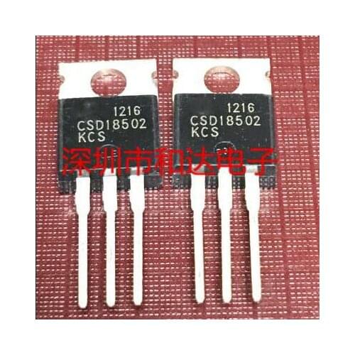 Free shipping 20PCS CSD18502KCS TO-220 40V 100A
