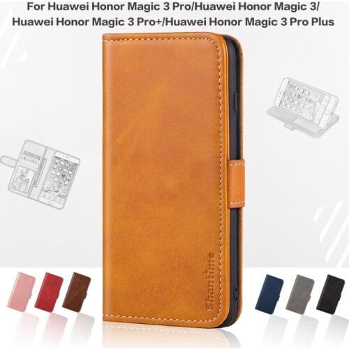 Flip Cover For Huawei Honor Magic 3 Pro Business Case Leather Luxury With Magnet Wallet Case For Honor Magic 3 Pro Phone Cover