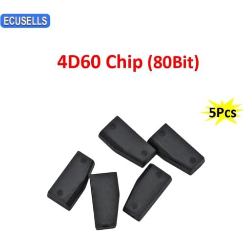 5Pcs/Lot 4D60 Chip 80 Bits 4D ID60 80Bit Carbon Auto Car Key Transponder Chip for Ford Connect Fiesta Focus Ka Mondeo for Mazda