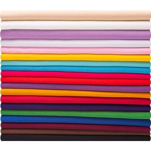 Stretch fabrics 100% Polyester Four-sided elastic knitted milk silk elastic cloth DIY dress Patchwork Sewing clothing fabric