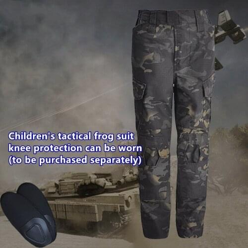 G3 Childrens Frog Suit Pants CP Camouflage Boys And Girls Special Soldiers As Training Clothes Outdoor Cycling Hiking Trousers