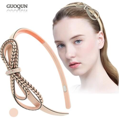 2pcs Classic Hair Band - Rhinestone Butterfly Hair Accessory - Beauty Hair Jewelry Ornament for Women Lady Braid Wear Everyday