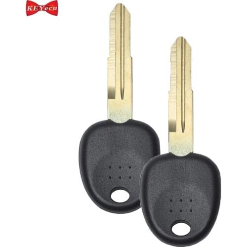 KEYECU 2pcs Transponder Key with ID46 Chip for Hyundai Accent Coupe Getz H-1 Elantra Excel Getz Lavita TiburonTucson Verna
