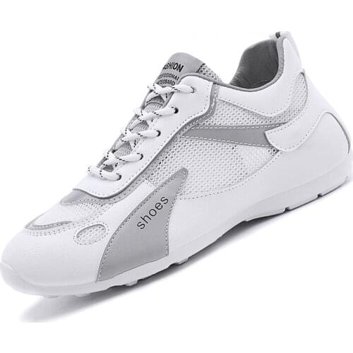 Sneakers Women 2020 Summer Lace Up Walking Flats Shoes Youth Trending White Shoes Casual Mesh Running Shoes