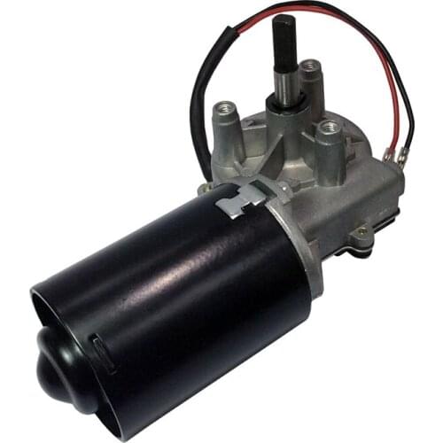10rpm-80rpm 12v 60w high power DC worm gear worm gear motor garage door motor