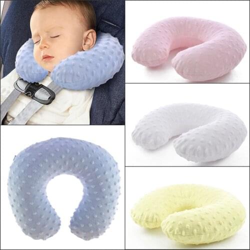 Soft Infant Baby Protection U Pillow Short Plush Head Neck Support Fitted for Car Seat Stroller Pram Capsule Pillow G0033