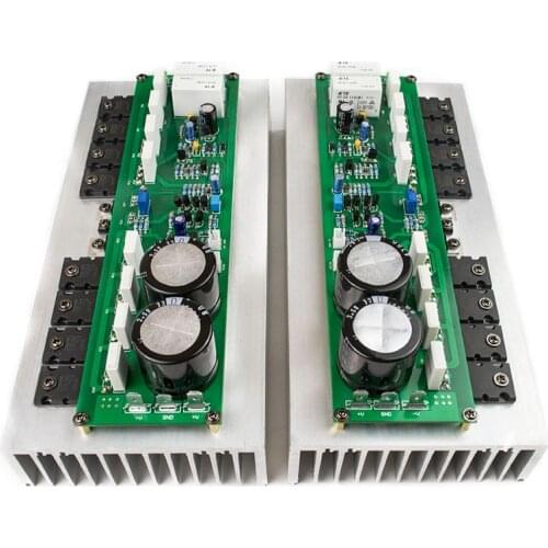 New 2pcs PR-800 Class A / Class AB Professional stage power amplifier board with heatsink