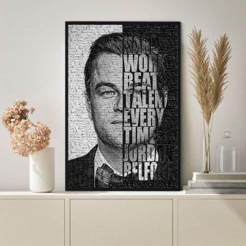 The Wolf of Wall Street Movie Poster Canvas Print Wall Painting Home Decoration ( No Frame )