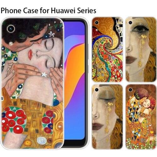 Silicone Case The Kiss by Gustav Klimt for Huawei NOVA 5 5i Mate 30 Lite Y9 Prime PSmart Z Plus 2019 Honor 8S 8A 9X 20 Pro Cover