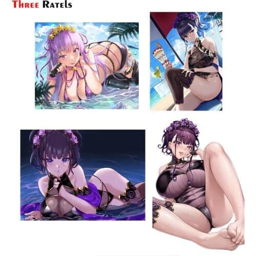 Three Ratels F94 fate grand order haneramu murasaki shikibu fate swimsuits wet car hood sticker wallpaper decal