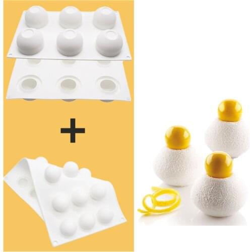 Truffle Set Silicone Mousse Cake Mold Set Chocolate Cake Mould Cake Decoration Tools Dessert Silicone Mold Cake Tools