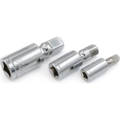 High Quality 1/4" 3/8" 1/2"Universal Joint Set Ratchet Angle Extension Bar Socket Adapter