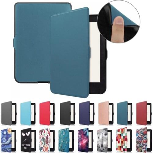 Smart Cover Case For Kobo Nia 2020 PU Leather TPU Back Protective Cover Funda For Kobo Nia Ereader Case Coque Hoesje