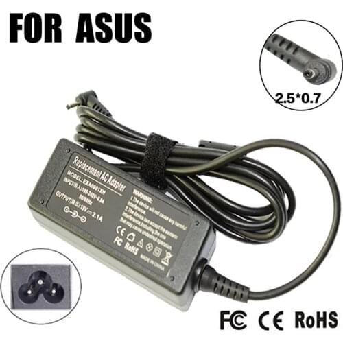 Replacement For Asus 19V 2.1A 2.5*0.7MM 40W Universal Notebook Laptop AC Charger Power Eee Pc 1001ha 101B Adapter