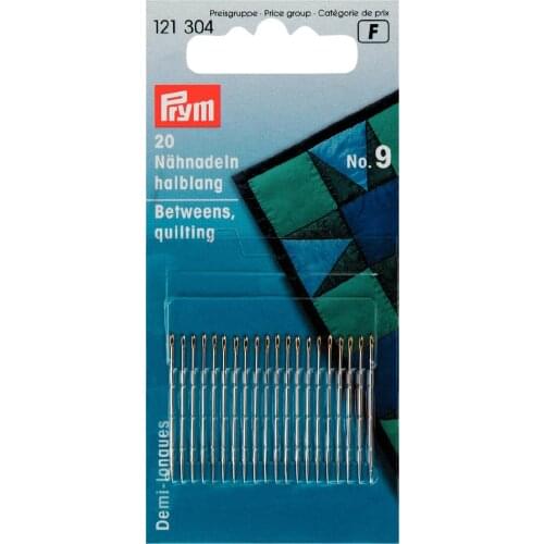 121304 Germany PRYM Sewing needles betweens, No. 9, 0.60 x 28mm
