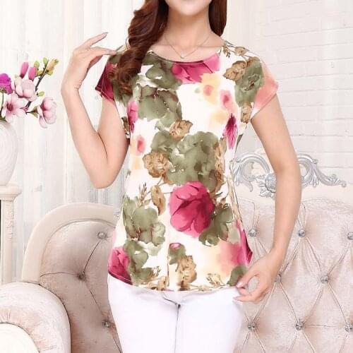 5XL Women Summer Tops Tees Ladies Short T Shirt Womens Boat Anchor T-shirt Silk Female Tshirt Woman Clothes Plus Size