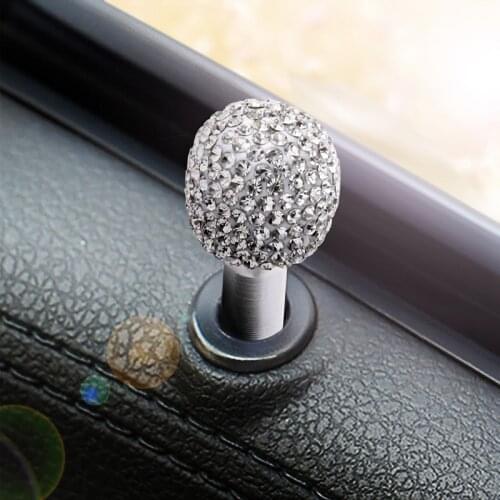 Auto Door Lock Pin Cover Case Crystal Decoration For Mini Cooper S One JCW R55 R56 R60 R61 F54 F55 F56 F60 Car Accessories