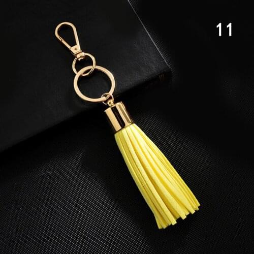 Fashion Long Tassel Keychain Car Bag Hanging Pendant Ornaments Gift For Women Girls Valentines Day Gift Key Ring