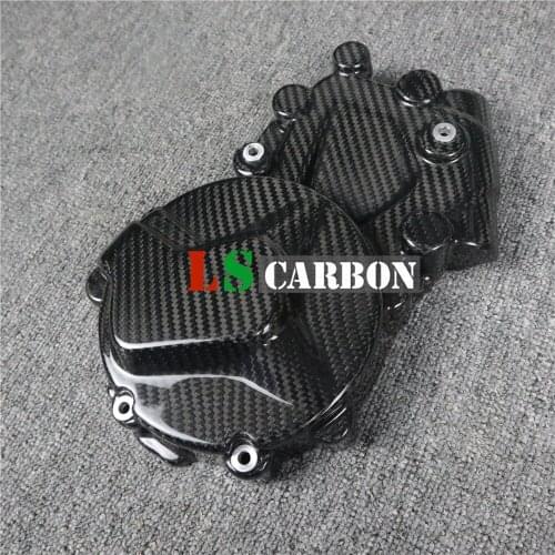 For BMW S1000RR HP4 2009-2018 Full Carbon Fiber Motorcycle Clutch Engine Cover (Left Side )