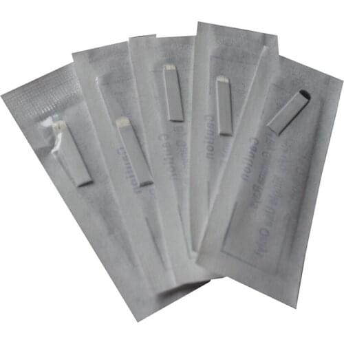 Tattoo Needle 100pieces 21U Sterilized Stainless Steel 3D Tattoo Embroidery Eyebrow Permanent Makeup Needles Blade Hot Sale