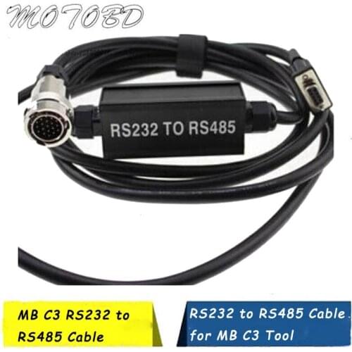 For MB SD C3 Connect Cable RS232 to RS485 Cable with PCB Chip Borad