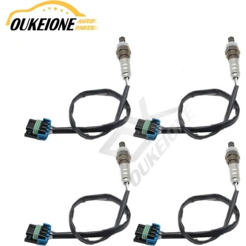 4 pcs O2 Oxygen Sensor Upstream Downstream for 2009 2010 2011 Buick Enclave LaCrosse 3.6L Chevrolet Traverse GMC Acadia 3.6L