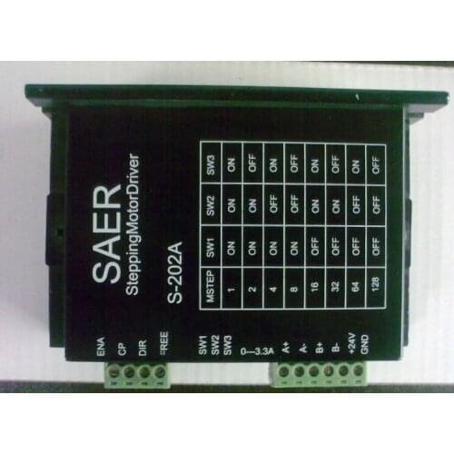 Stepper motor driver controller 9-36V Current max 3.3A, suitable for 42, 57 series stepper motors 4 kinds half current 24V