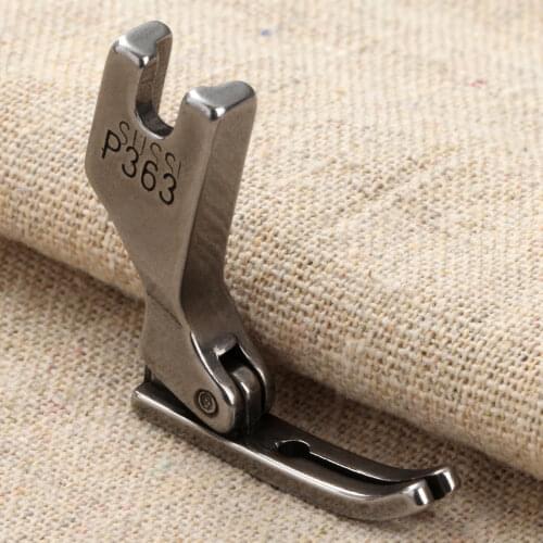 1Pc Stainless Steel Narrow Zipper Presser Feet Foot P363 for Brother Juki Industrial Sewing Machine Sewing Tools & Accessories
