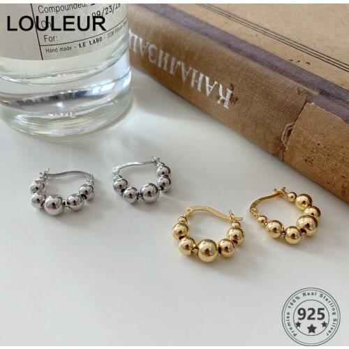 Серьги-кольца Louleur China At AliExpress