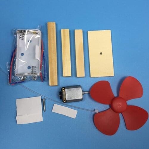 DIY Kit Science Experiment Electronic Fan Kids Educational Set Physics Learning Toys Technology For Children Boy