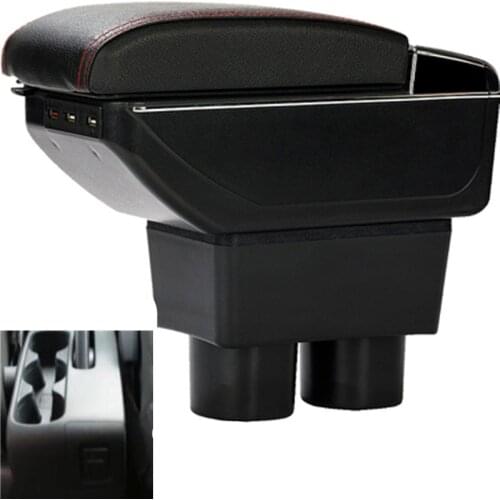 For TOYOTA RUSH ARMREST armrest box USB Charging heighten Double layer central Store content cup holder ashtray accessories