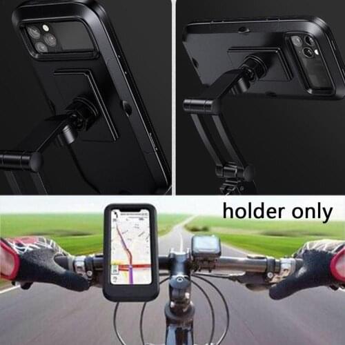 Bike Phone Support Waterproof Case Bike Motorcycle Handlebar Rear View Mirror Stand Holder For 4-6.5" Mobile Phone Mount Bag
