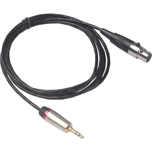 Gold Plated Extension Cable Mini XLR 3Pin Female to 3.5mm TRS Stereo Microphone Rugged and Durable Contact Performance