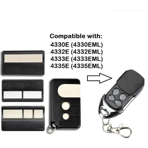 For LM 4330e 4332e 4333e 4335e Garage Door Remote Control 433 MHz Rolling Code