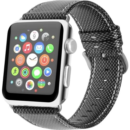 100% Genuine Leather band for apple watch strap series 6 5 4 SE 44mm 40mm for apple 6 watch band 3 2 1 38 42mm