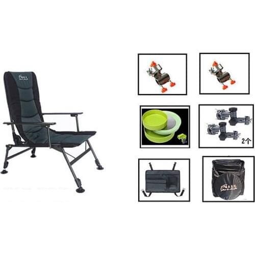 Fishing Chair Aluminum Alloy Foldable Portable Extended Outdoor Travel Camping Hiking Tools Folding Chair